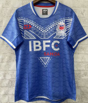 2025 Samoa Blue Rugby Jersey 萨摩亚