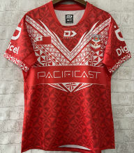2025 TONGA Red Rugby POLO Shirt 汤加