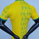 2024/25 JS Kabylie Home Yellow Player Version Soccer Jersey 卡比利亚