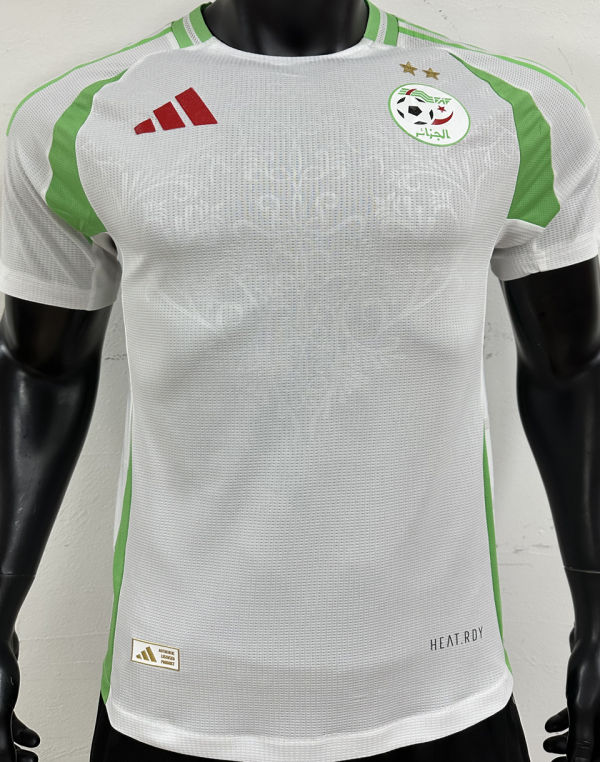 2025 Algeria Home White Player Version Jersey