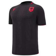 2025 Albania Third Black Fans Soccer Jersey 阿尔巴尼亚