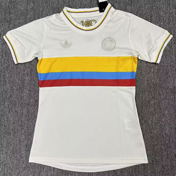 2025 Colombia 100th Anniversary Edition Women Soccer Jersey 女