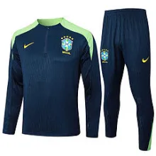 2024/25 Brazil Sapphire Blue Sweater Tracksuit