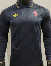 2025 JUV Retro Style Player Version Long Sleeve Soccer Jersey
