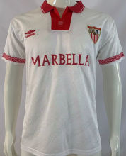 1994/96 Sevilla FC Home White Retro Soccer Jersey