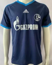 2001 Schalke 04 Blue Retro Soccer Jersey