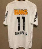 2012/13 Santos White Retro Long Sleeve Soccer Jersey
