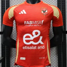 2024/25 Al Ahly Home Red Player Version Soccer Jersey 埃及国民
