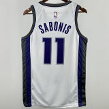 2024/25 Kings SABONIS #11 White NBA Jerseys 热压