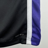 2024/25 Kings SABONIS #11 Black NBA Jerseys 热压