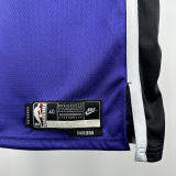 2024/25 Kings SABONIS #11 purple Retro NBA Jerseys 热压