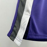 2024/25 Kings SABONIS #11 Purple NBA Jerseys 热压