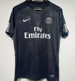 2017/18 PSG Third Black Retro Soccer Jersey