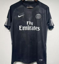 2017/18 PSG Third Black Retro Soccer Jersey