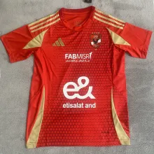 2024/25 Al Ahly Home Red Fans Soccer Jersey 埃及国民