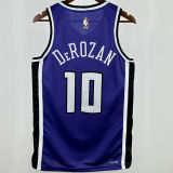 2024/25 Kings DEROZAN #10 Purple Retro NBA Jerseys 热压