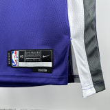 2024/25 Kings SABONIS #11 Purple NBA Jerseys 热压