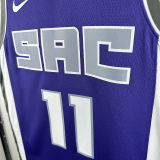 2024/25 Kings SABONIS #11 Purple NBA Jerseys 热压