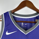 2024/25 Kings SABONIS #11 Purple NBA Jerseys 热压