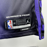 2024/25 Kings SABONIS #11 Purple NBA Jerseys 热压