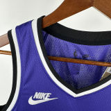 2024/25 Kings SABONIS #11 purple Retro NBA Jerseys 热压