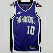 2024/25 Kings DEROZAN #10 Purple Retro NBA Jerseys 热压