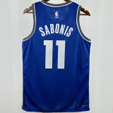 2024/25 Kings SABONIS #11 Blue NBA Jerseys 热压