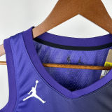 2024/25 Kings SABONIS #11 Purple NBA Jerseys 热压