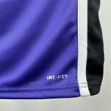 2024/25 Kings SABONIS #11 purple Retro NBA Jerseys 热压