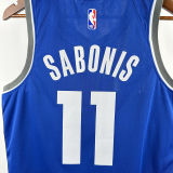 2024/25 Kings SABONIS #11 Blue NBA Jerseys 热压