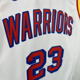 2024/25 Warriors GREEN #23 White Retro NBA Jerseys 热压