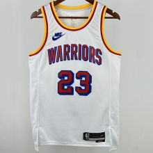 2024/25 Warriors GREEN #23 White Retro NBA Jerseys 热压