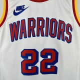 2024/25 Warriors WIGGINS #22 White Retro NBA Jerseys 热压