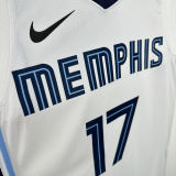 2024/25 Grizzlies KAWAMURA #17 White NBA Jerseys 热压