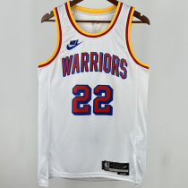 2024/25 Warriors WIGGINS #22 White Retro NBA Jerseys 热压