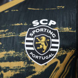 2024/25 Sporting CP Lisbon Third Black Player Version Soccer Jersey 里斯本