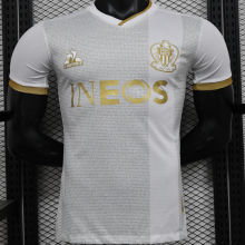 2024/25 Nice Away White Player Version Soccer Jersey