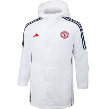 2024/25 M Utd White Cotton Jacket