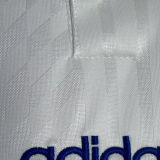 1994 France Away White Retro Soccer Jersey