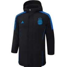 2024/25 Argentina Black Cotton Jacket （蓝色标）