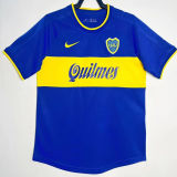 2000/2001 Boca Home Blue Retro Soccer Jersey