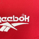 1996/97 LFC Home Red Long Sleeve Retro Soccer Jersey