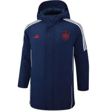 2024/25 Spain Sapphire Blue Cotton Jacket
