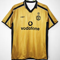 2001/02 M Utd 100th Centenary Retro Soccer Jersey