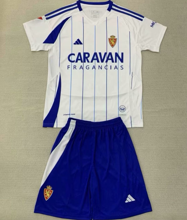 2024/25 Zaragoza Home White Kids Jersey