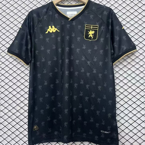 2024/25 Genoa Third Black Fans Soccer Jersey 热那亚