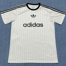 2025 AD~ White Retro Style Fans Soccer Jersey