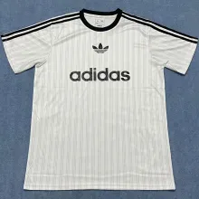 2025 AD~ White Retro Style Fans Soccer Jersey