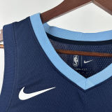 Grizzlies KAWAMURA #17 Dark Blue NBA Jerseys Hot Pressed