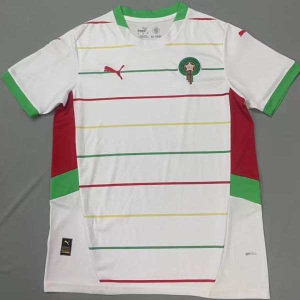2025 Morocco Away White Fans Soccer Jersey